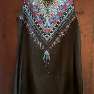 Short dress, runs small. Brand new, never worn